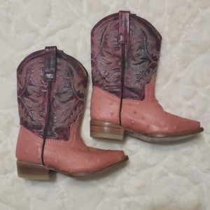 Veretta Mexican pink little girl boots
